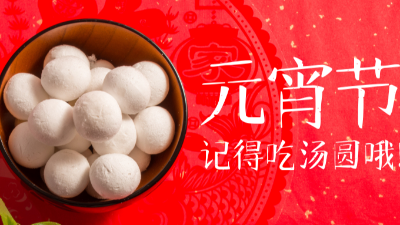 歡天喜地過元宵，祝您元宵快樂-上海邦森